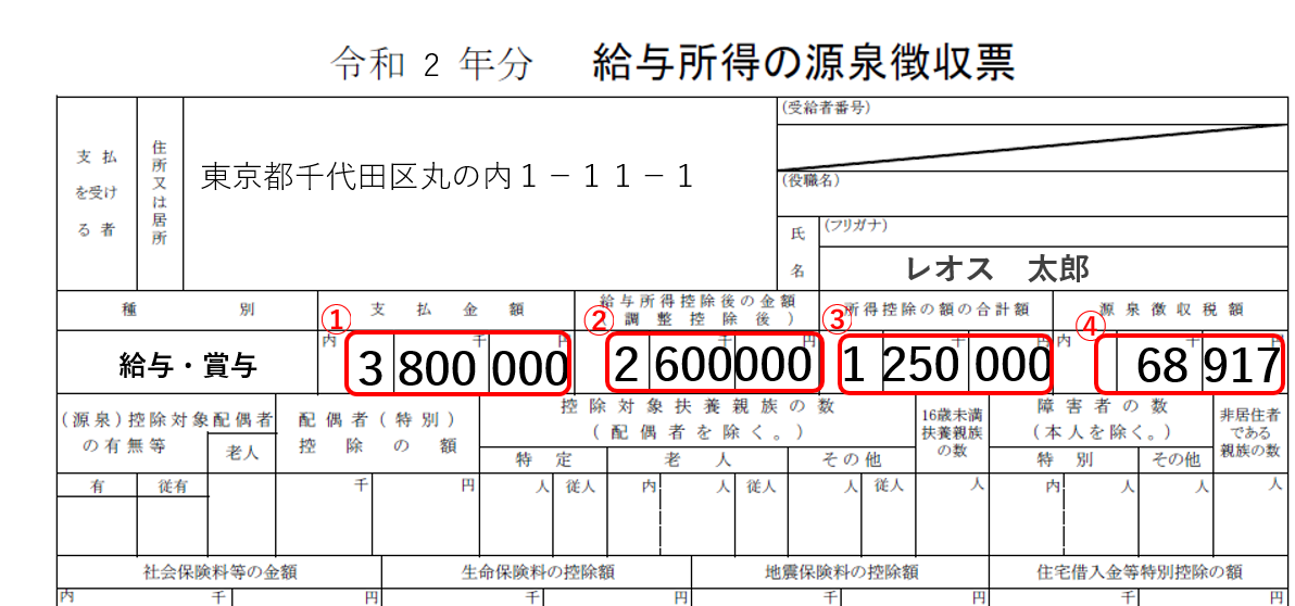 源泉徴収票